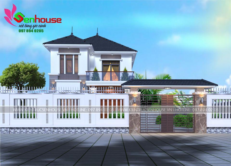 Mẫu thiết kế nhà 2 tầng của gia đình chị Thảo tại Quỳ Hợp