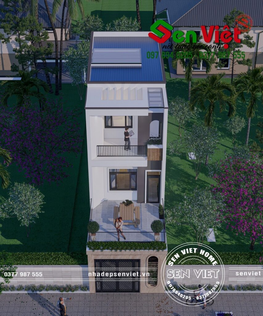 Thiết kế nhà 3 tầng anh Sinh