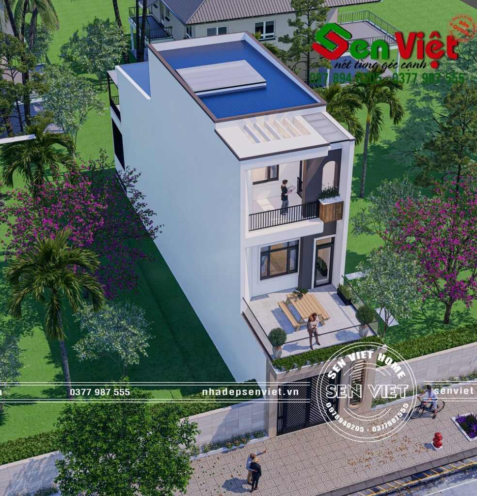 Thiết kế nhà 3 tầng anh Sinh