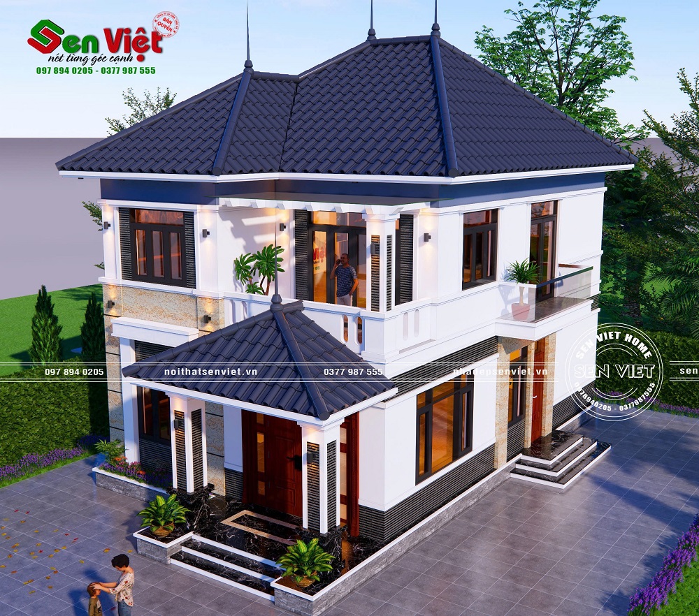 Khám phá mẫu nhà 9*15m 2 tầng hiện đại với 5 phòng ngủ ở Hải Phòng