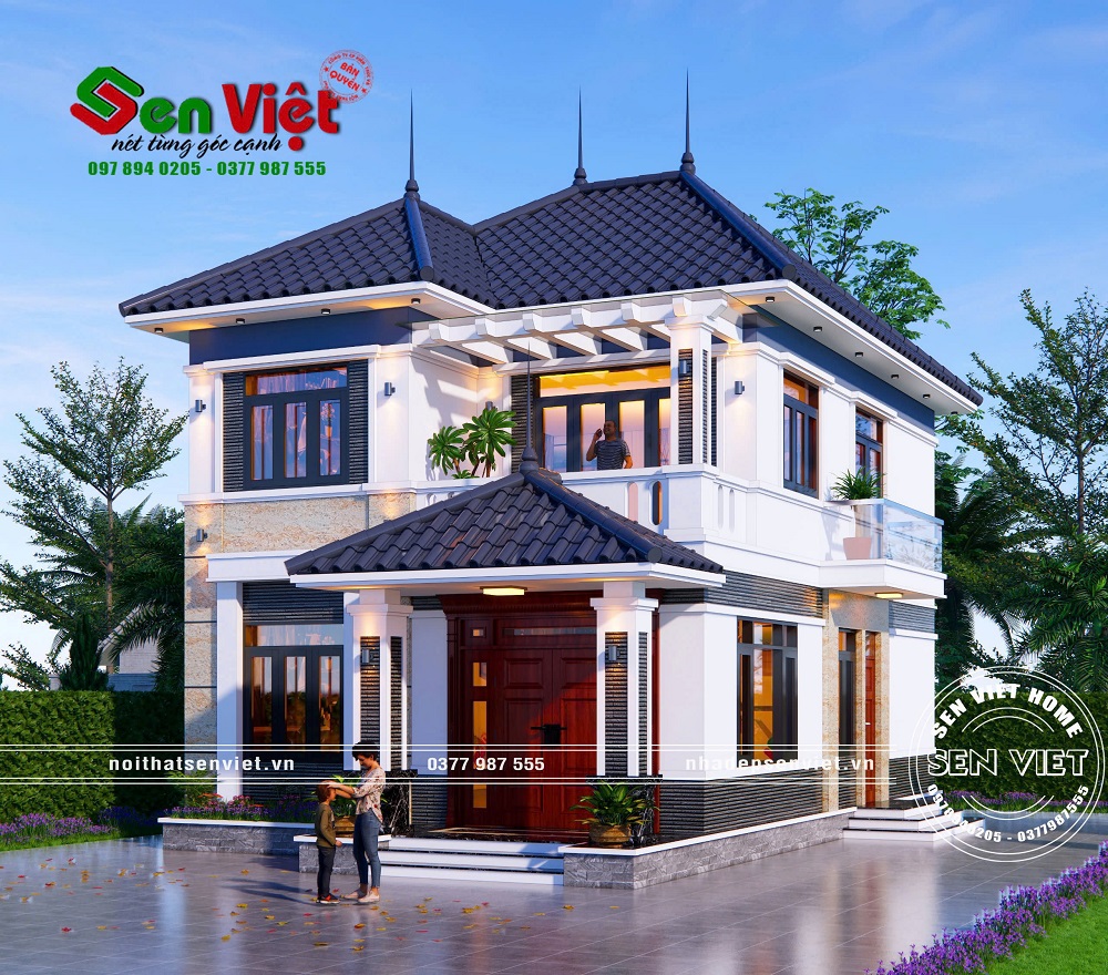 Khám phá mẫu nhà 9*15m 2 tầng hiện đại với 5 phòng ngủ ở Hải Phòng