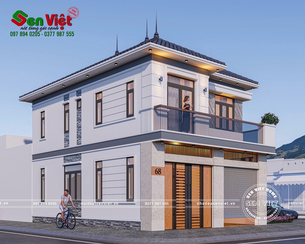 Cực phẩm mẫu nhà 2 tầng mái nhật hiện đại 250m2 tại Nghệ An