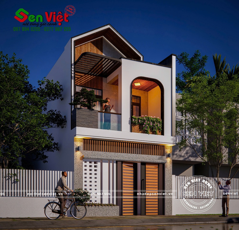 Mẫu Nhà Phố 2 Tầng Mái Bằng - Giải Pháp Hoàn Hảo Cho Quỹ Đất Hẹp