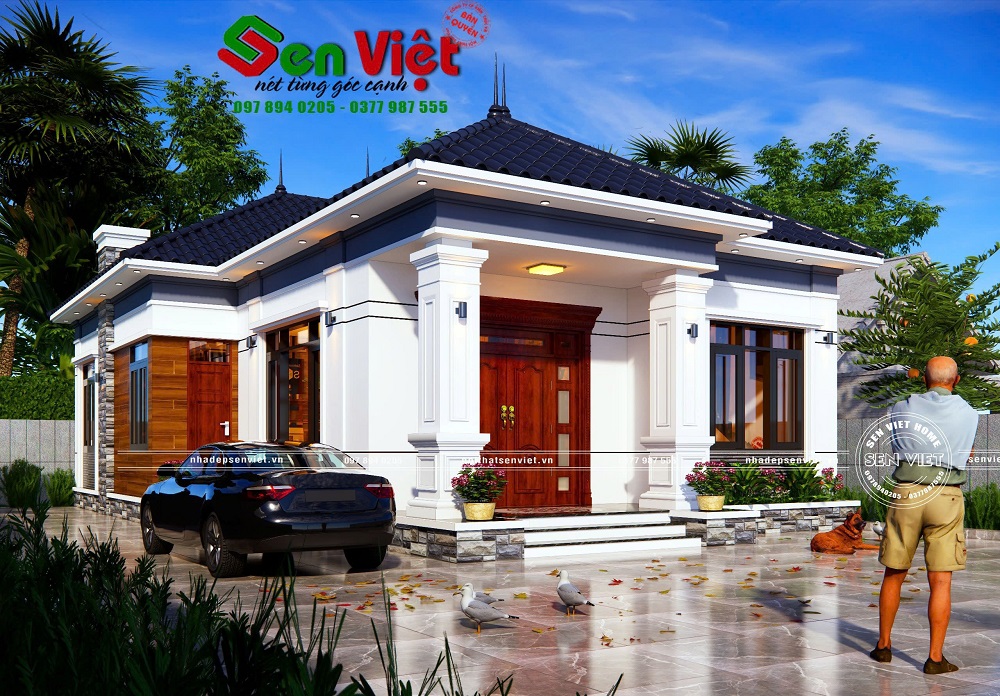 Mẫu Thiết Kế Nhà Cấp 4 Mái Nhật Hiện Đại 3 Phòng Ngủ Đẹp Ở Nghệ An