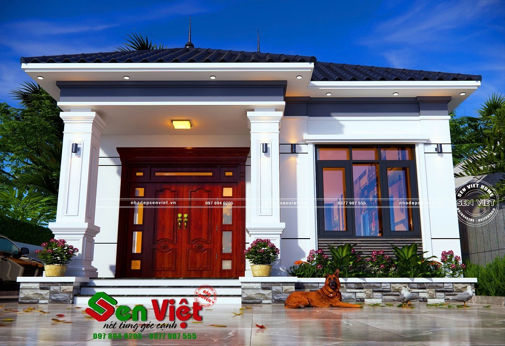 Mẫu Thiết Kế Nhà Cấp 4 Mái Nhật Hiện Đại 3 Phòng Ngủ Đẹp Ở Nghệ An