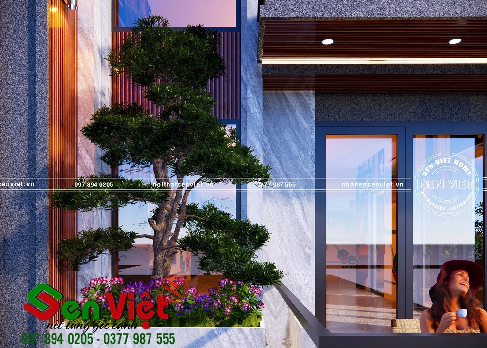 Mẫu Biệt Thự 3 Tầng Mái Nhật Hiện Đại Với Mặt Tiền 8m Bề Thế Và Sang Trọng