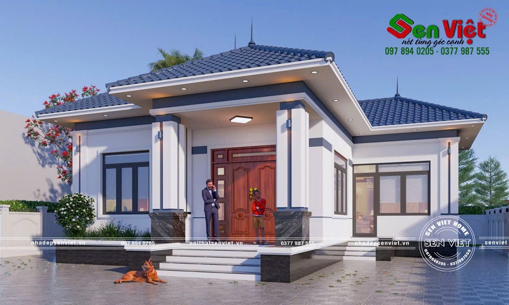 Mẫu Nhà Cấp 4 Mái Nhật 