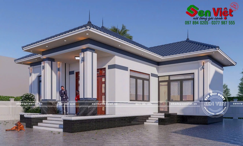 Mẫu Nhà Cấp 4 Mái Nhật 