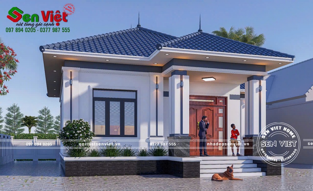 Mẫu Nhà Cấp 4 Mái Nhật 