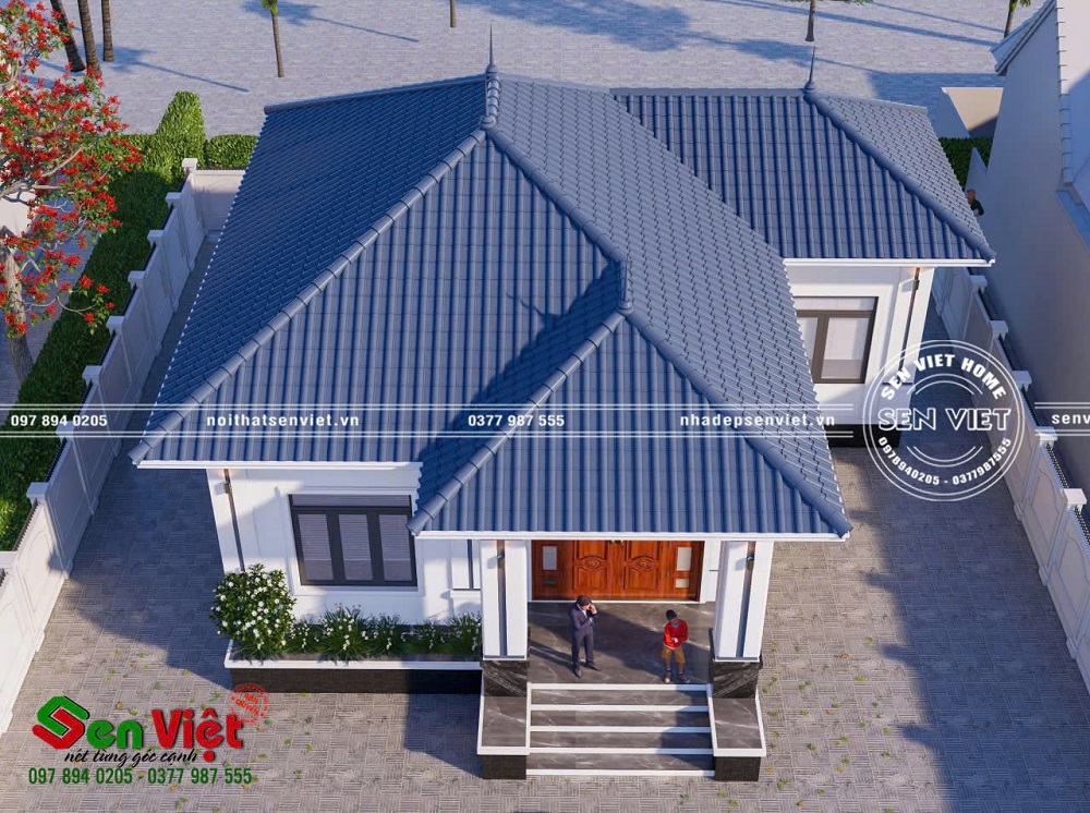 Mẫu Nhà Cấp 4 Mái Nhật 