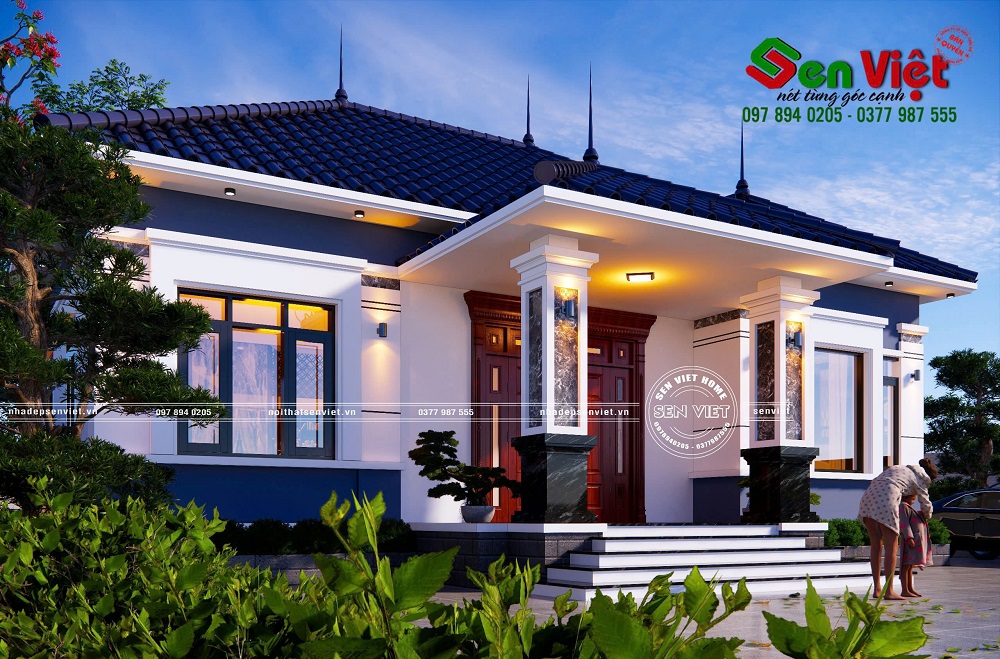 Mẫu Nhà Vườn Cấp 4 Mái Nhật 2025