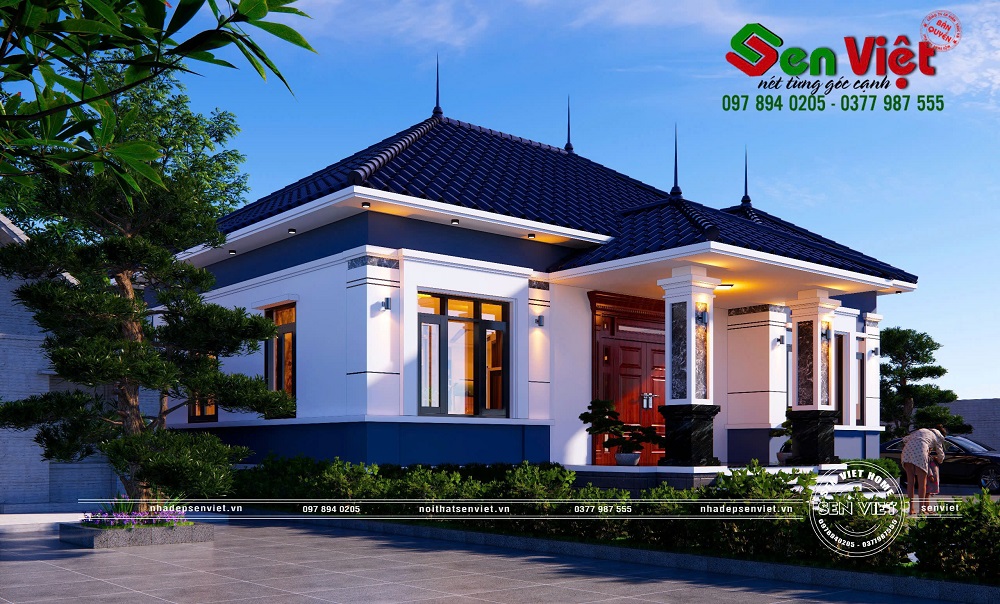 Mẫu Nhà Vườn Cấp 4 Mái Nhật 2025