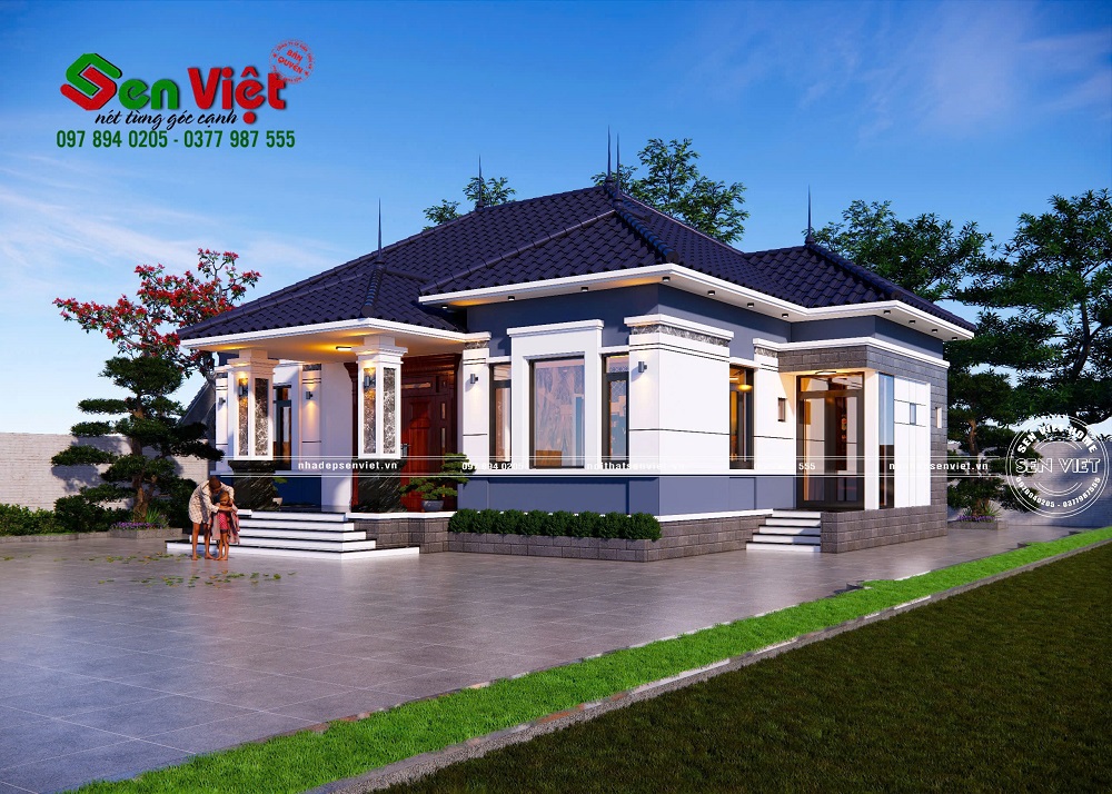 Mẫu Nhà Vườn Cấp 4 Mái Nhật 2025