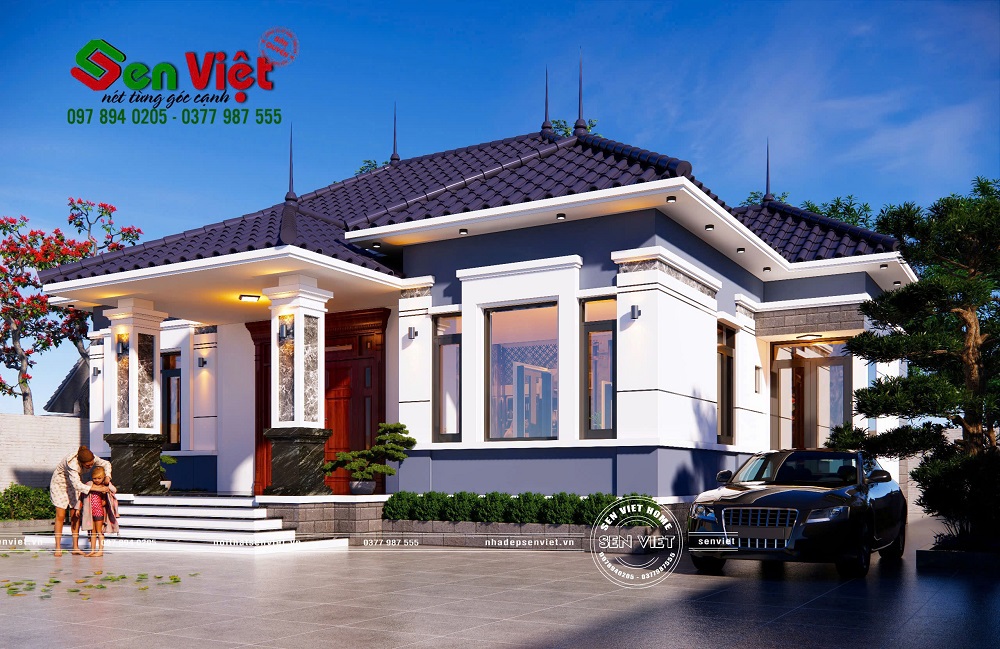 Mẫu Nhà Vườn Cấp 4 Mái Nhật 2025