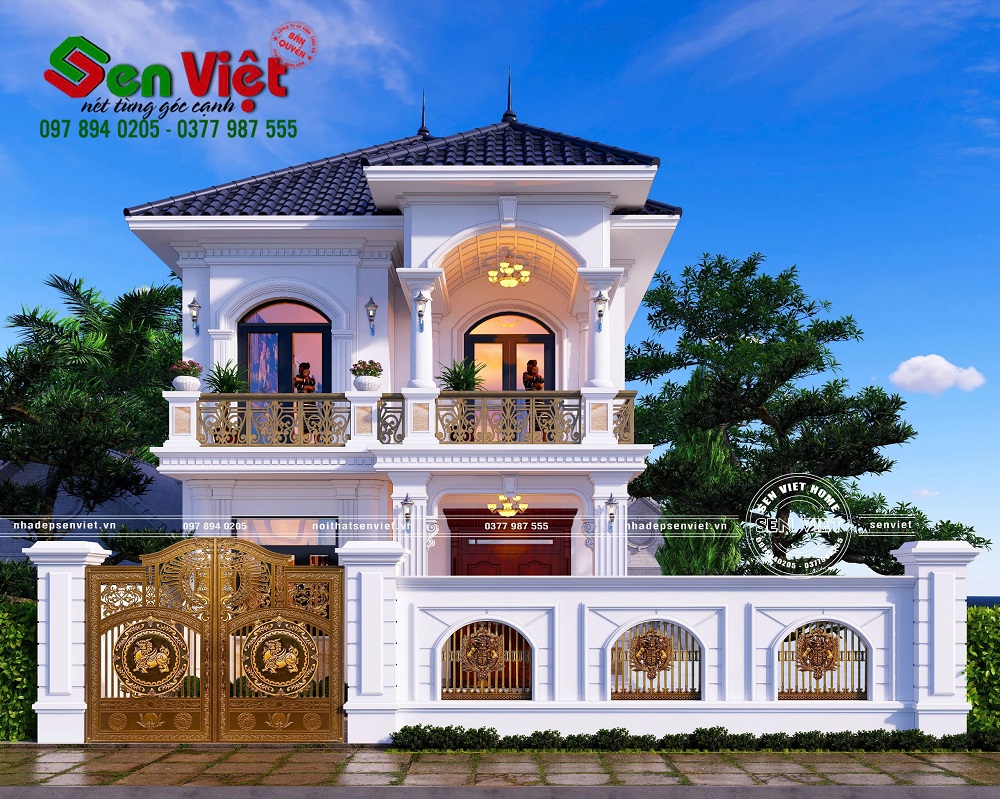 Ngôi Nhà 2 Tầng Tân Cổ Điển Sang Trọng