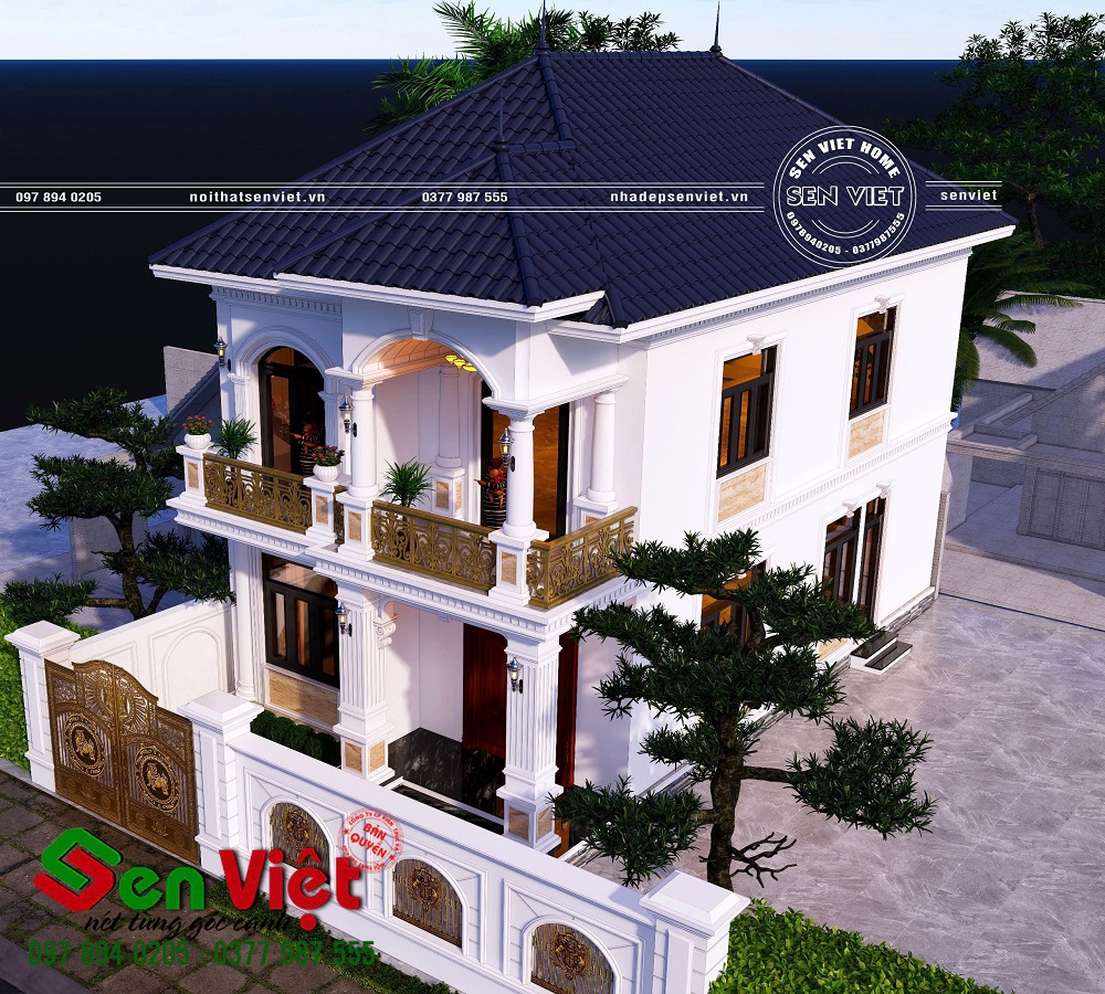 Ngôi Nhà 2 Tầng Tân Cổ Điển Sang Trọng