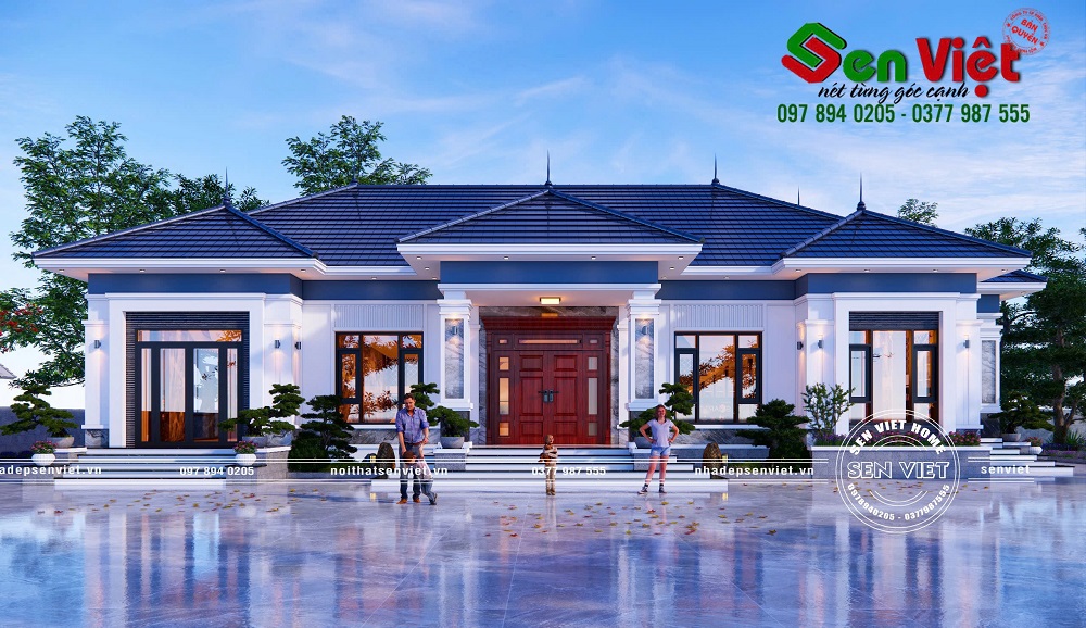 Mẫu Nhà Cấp 4 Mái Nhật Sang Trọng