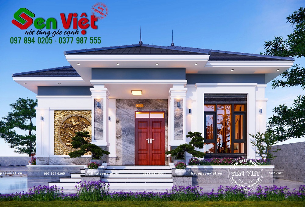 Mẫu Nhà Cấp 4 Mái Nhật Sang Trọng