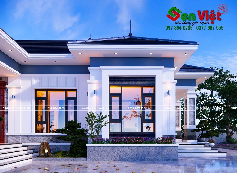 Mẫu Nhà Cấp 4 Mái Nhật Sang Trọng