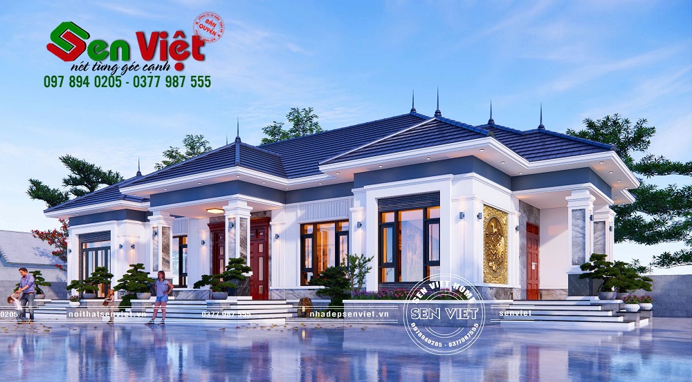 Mẫu Nhà Cấp 4 Mái Nhật Sang Trọng