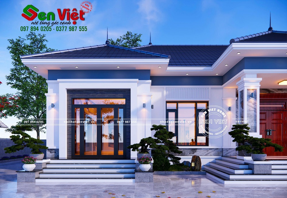 Mẫu Nhà Cấp 4 Mái Nhật Sang Trọng