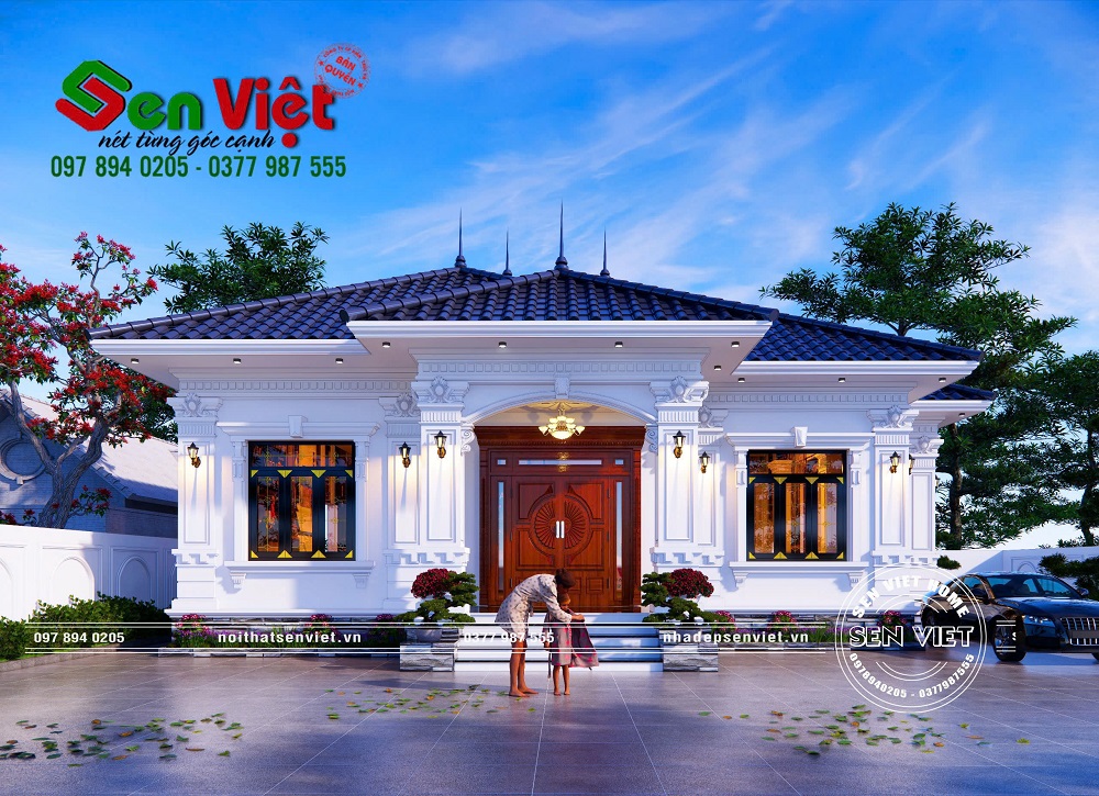 Ngôi Nhà Cấp 4 Tân Cổ Điển 2 Sảnh Thu Hút Mọi Ánh Nhìn