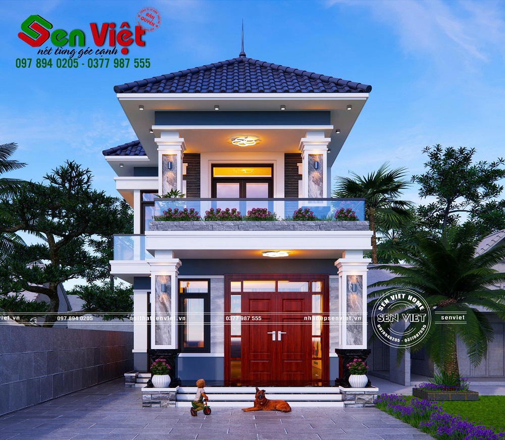 Nhà 2 Tầng Mái Nhật Thanh Lịch, Tiện Nghi Và Bền Vững (1)