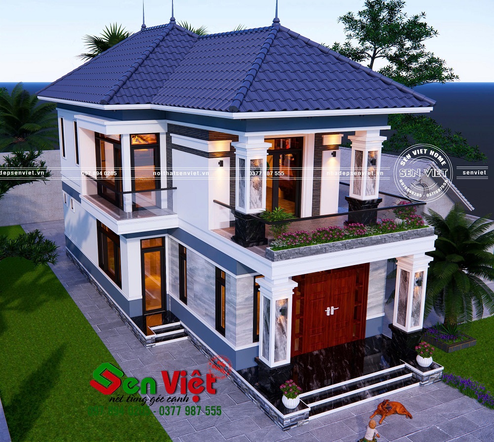 Nhà 2 Tầng Mái Nhật Thanh Lịch, Tiện Nghi Và Bền Vững