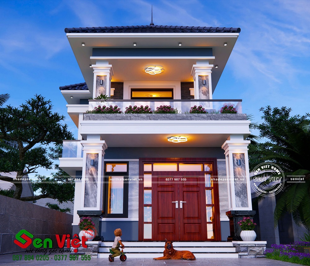 Nhà 2 Tầng Mái Nhật Thanh Lịch, Tiện Nghi Và Bền Vững