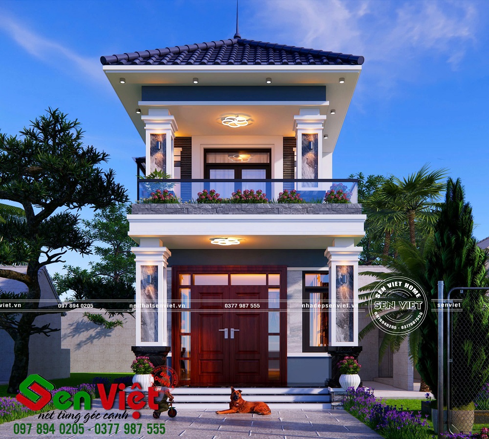 Nhà Hai Tầng Mái Nhật Sang Trọng Ở Nghệ An