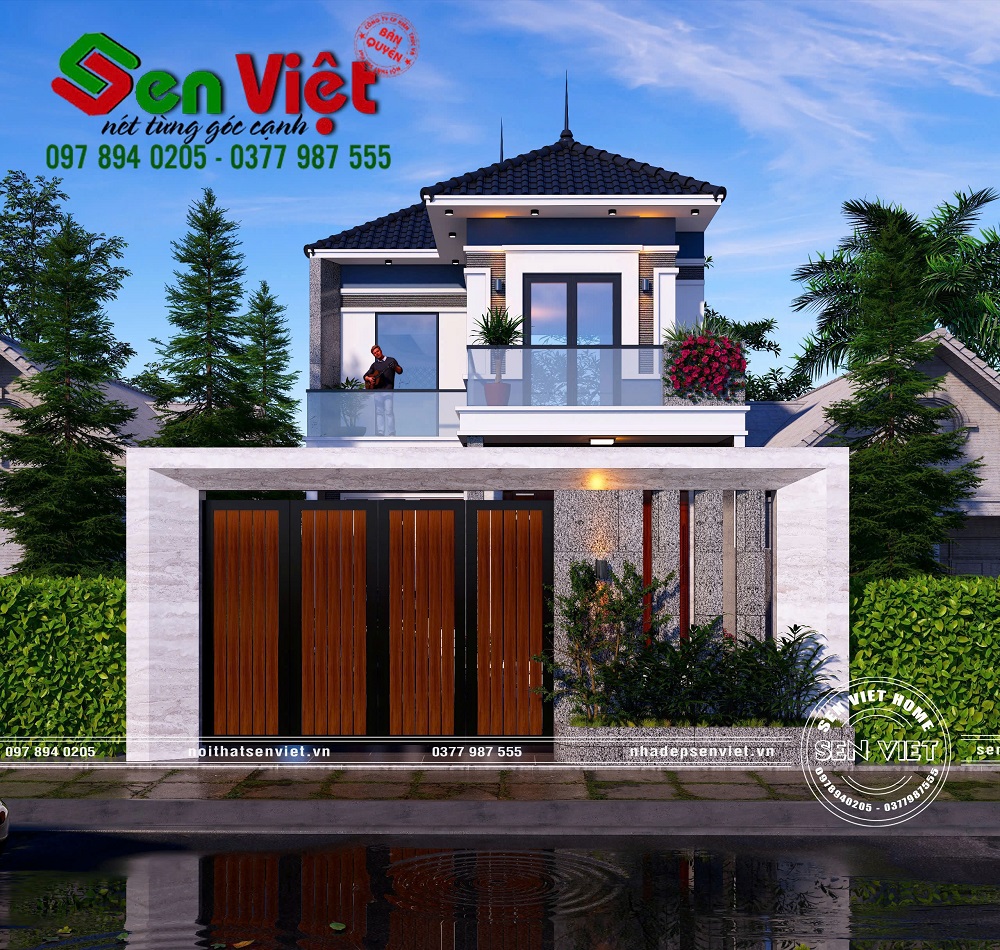 Nhà Phố 2 Tầng Hiện Đại, Sang Trọng Với Thiết Kế Tinh Tế