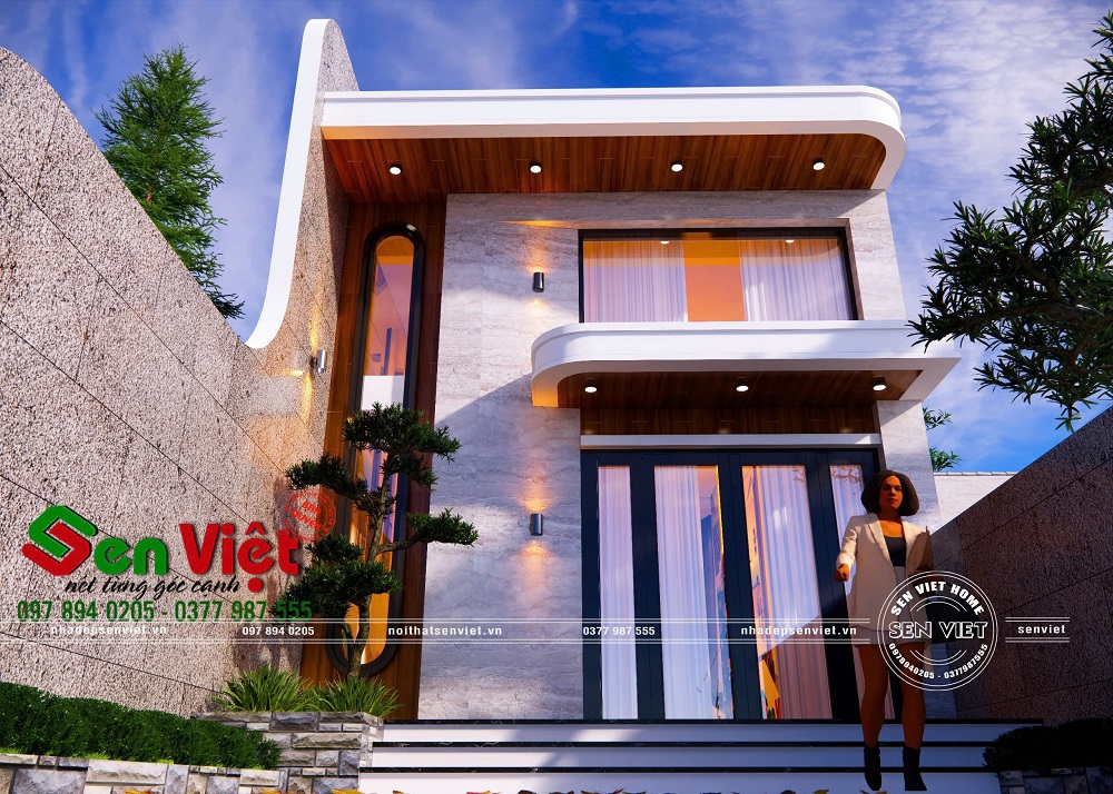 Thiết Kế Nhà 2 Tầng 3 Phòng Ngủ 100m2 Đẹp