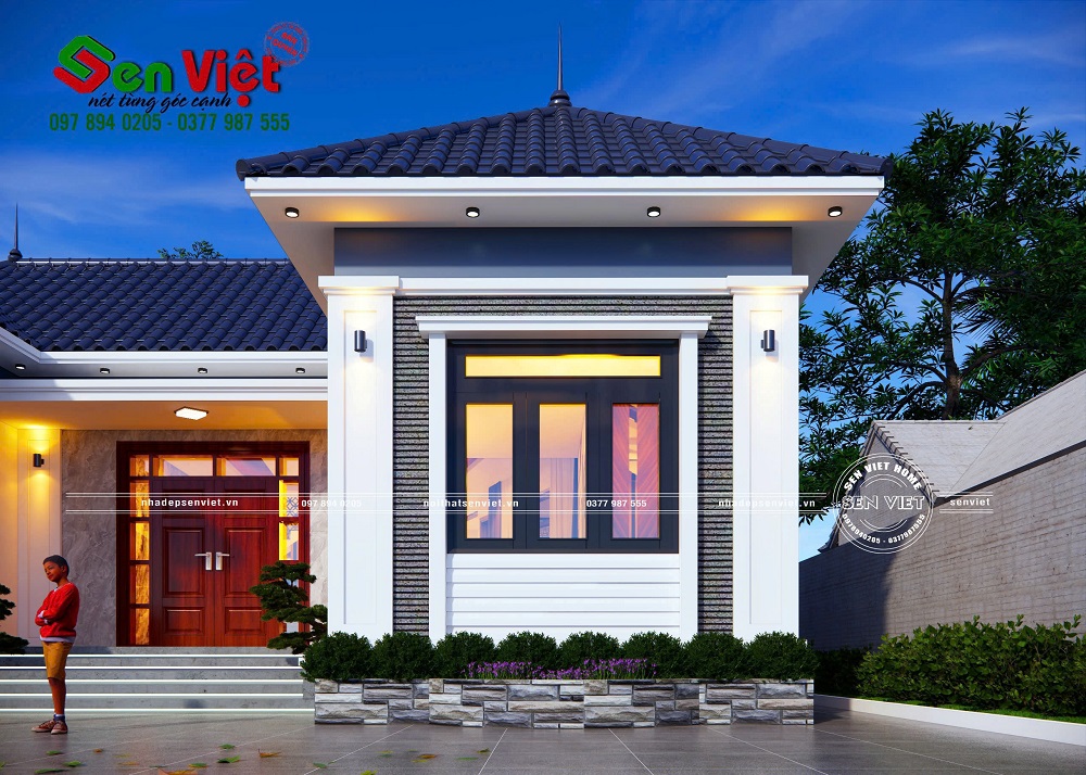 Thiết Kế Nhà Cấp 4 Chữ U