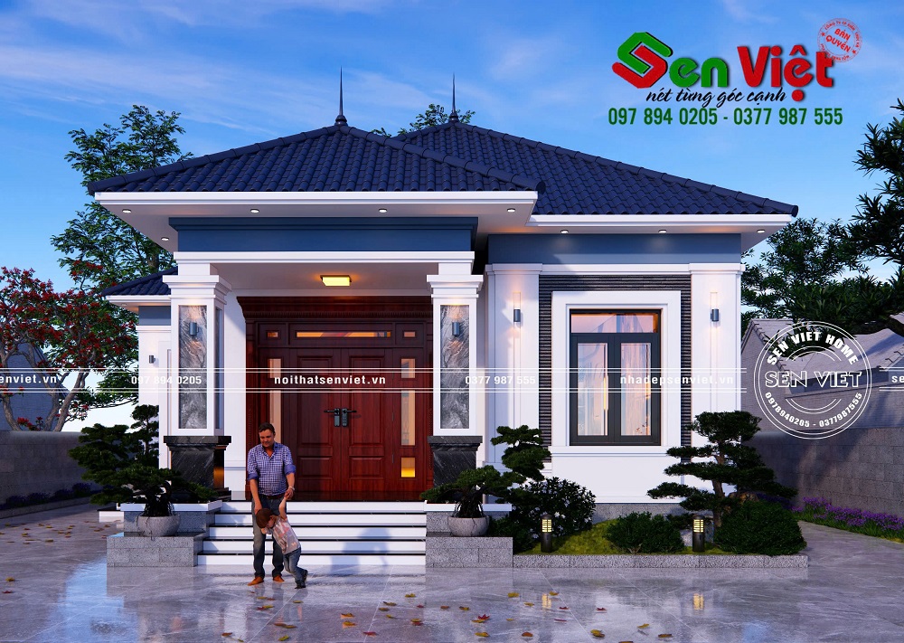 Thiết Kế Nhà Cấp 4 Mái Nhật 3 Phòng Ngủ