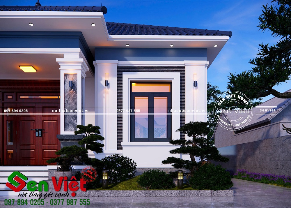 Thiết Kế Nhà Cấp 4 Mái Nhật 3 Phòng Ngủ