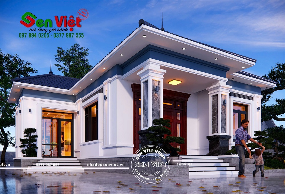 Thiết Kế Nhà Cấp 4 Mái Nhật 3 Phòng Ngủ