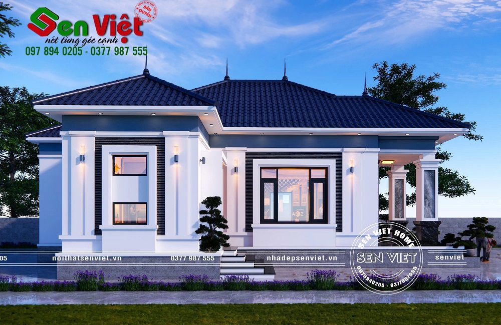 Thiết Kế Nhà Cấp 4 Mái Nhật 3 Phòng Ngủ