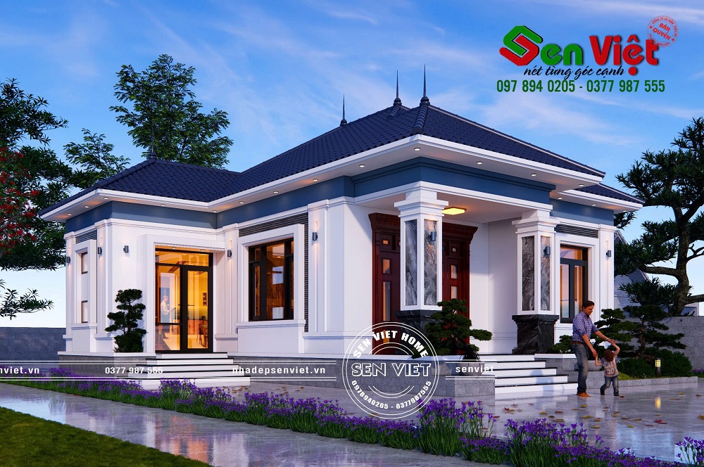 Thiết Kế Nhà Cấp 4 Mái Nhật 3 Phòng Ngủ