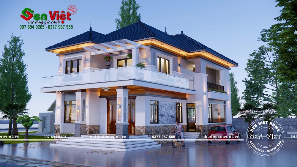 Mẫu Nhà 2 Tầng Mái Nhật Không Bao Giờ Lỗi Mốt Ở Nghệ An