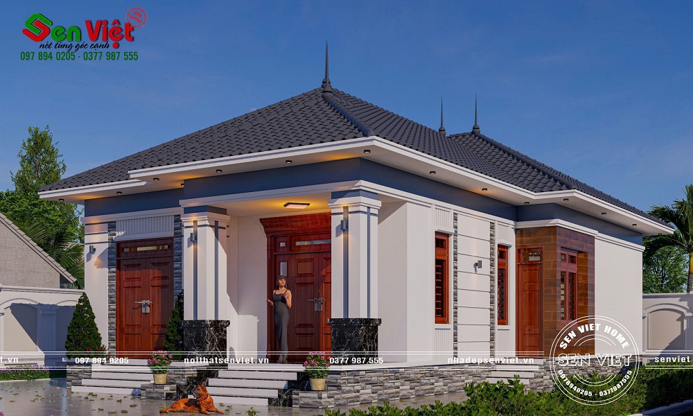 Mẫu Nhà Vườn 120m2 3 Phòng Ngủ