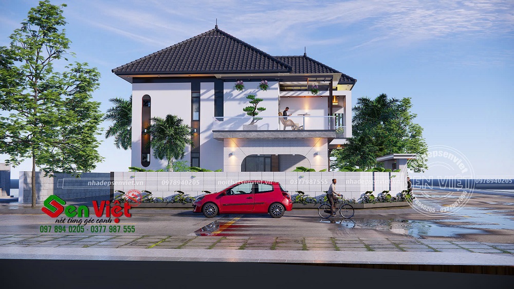 Biệt Thự Vườn 2 Tầng Đẹp Hiện Đại Không Lo Lỗi Mốt Ở Hà Tĩnh