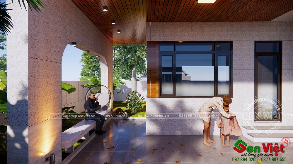 Biệt Thự Vườn 2 Tầng Đẹp Hiện Đại Không Lo Lỗi Mốt Ở Hà Tĩnh