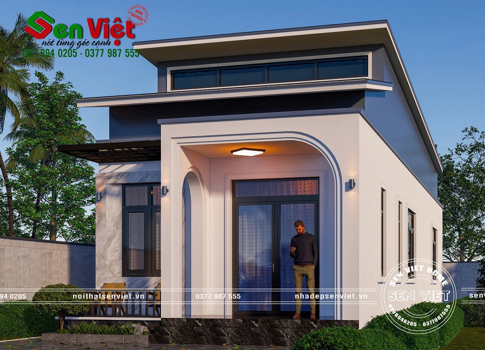 Mẫu Nhà Cấp 4 Mái Lệch Độc Đáo Ở Nghệ An