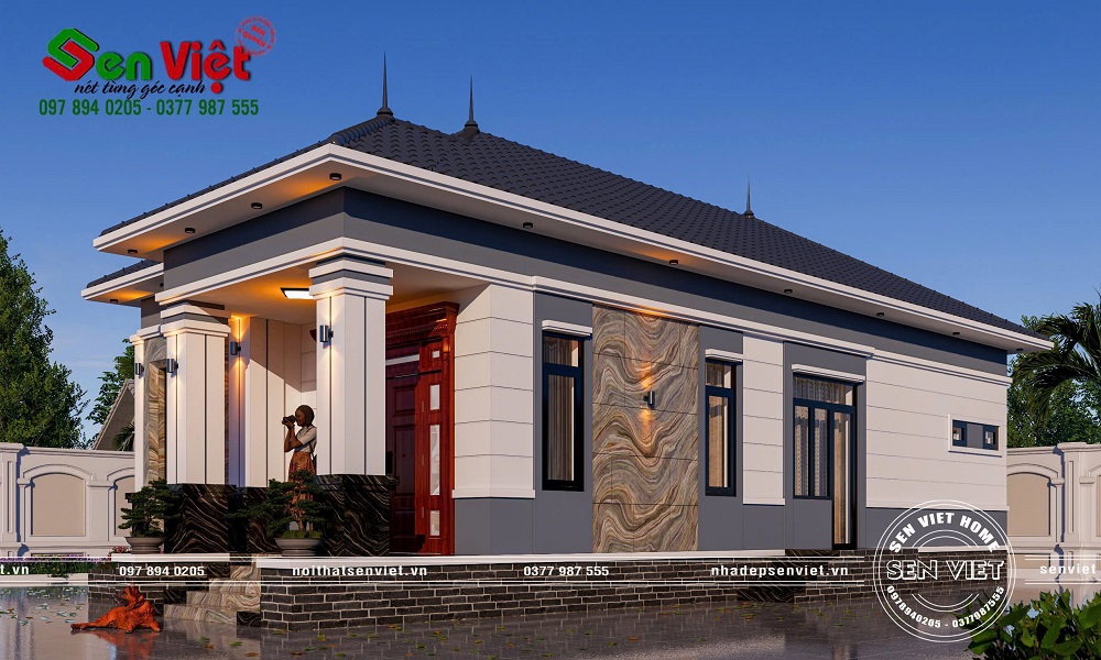 Mẫu Nhà Cấp 4 Mái Nhật