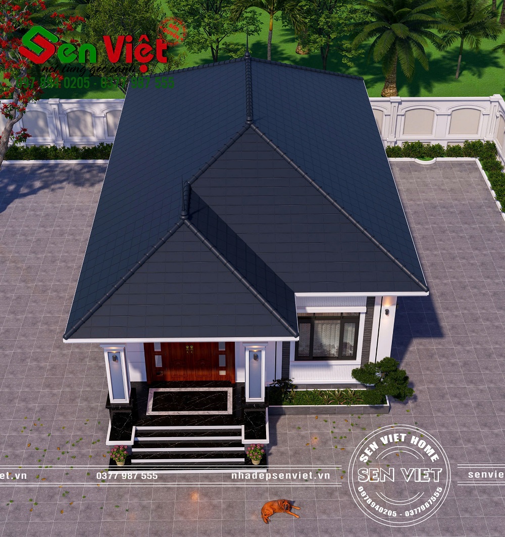 Mẫu Nhà Cấp 4 Mái Nhật Đẹp Hiện Đại Năm 2025