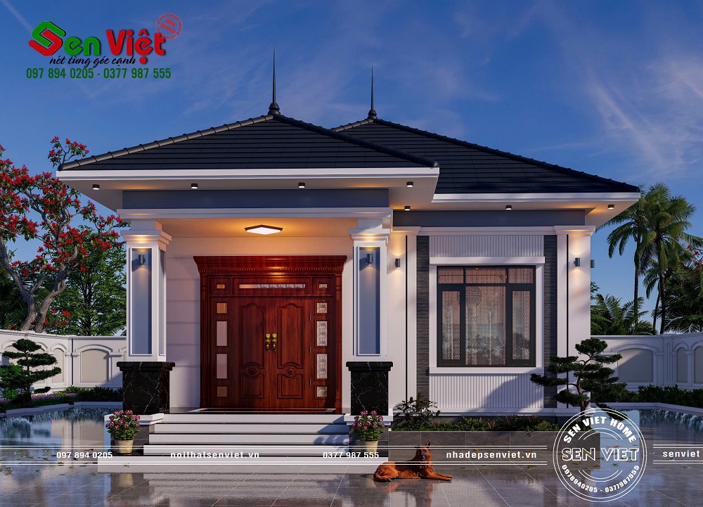 Mẫu Nhà Cấp 4 Mái Nhật Đẹp Hiện Đại Năm 2025