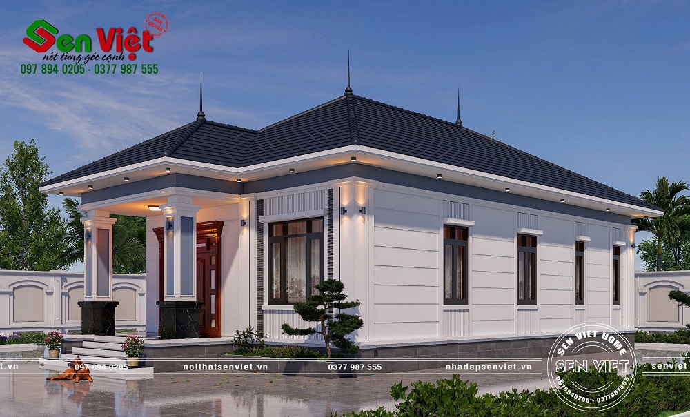 Mẫu Nhà Cấp 4 Mái Nhật Đẹp Hiện Đại Năm 2025