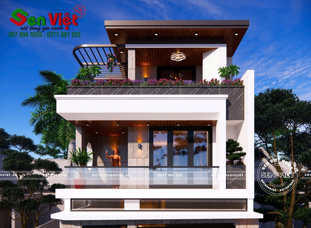 Mẫu nhà 3 tầng hiện đại, kiến trúc tinh tế chinh phục mọi ánh nhìn