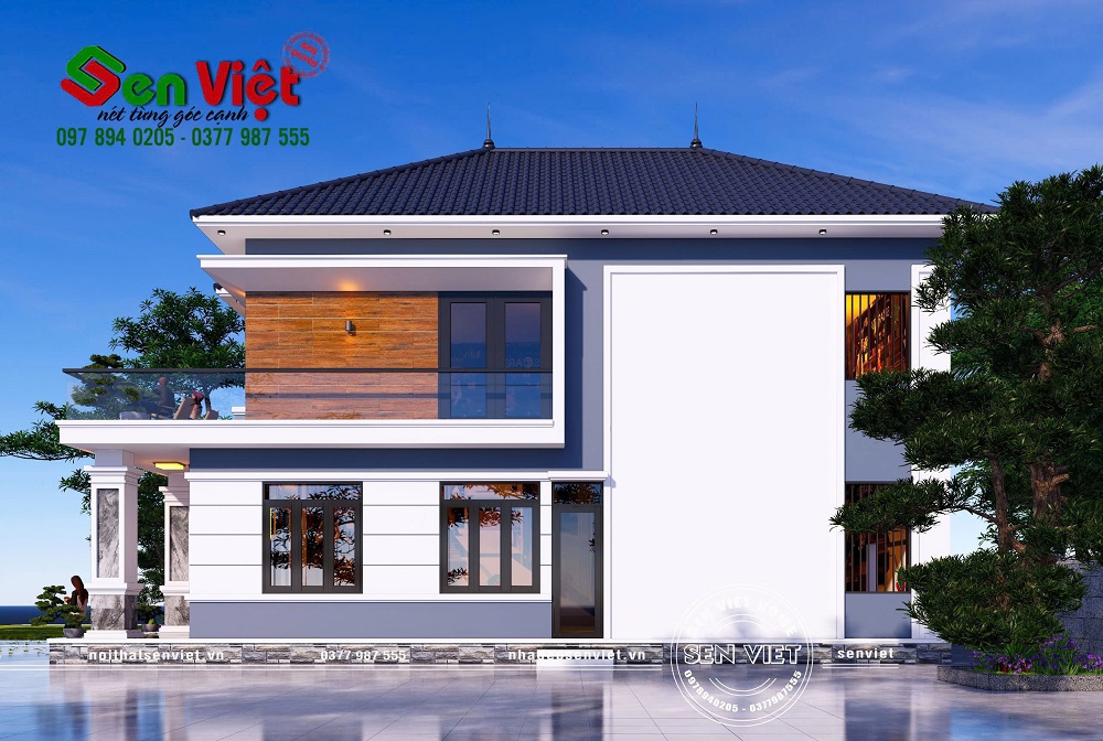 Nhà 2 tầng mái nhật hiện đại-đẹp tinh tế trong từng đường nét