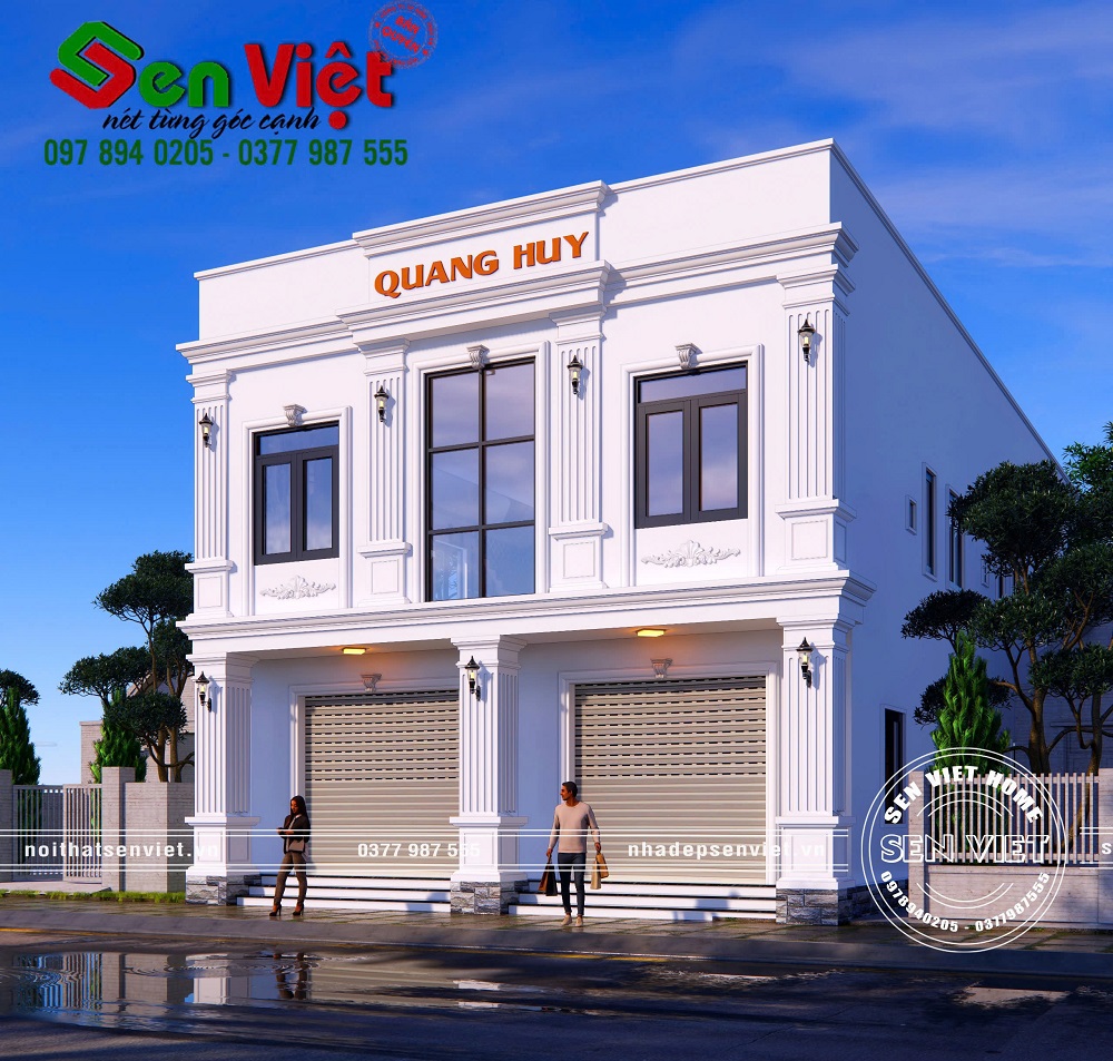 Thiết Kế Nhà Trọ 2 Tầng Hiện Đại Kiểu Biệt Thự Tại TP. Vinh